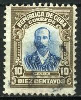 (№22) Марка Куба 1910 год "Хосе Родригес Родригес М Г", Гашеная